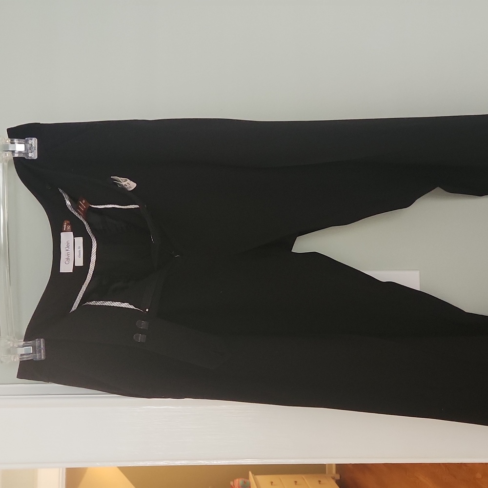 Black Calvin Klein classic fit pants